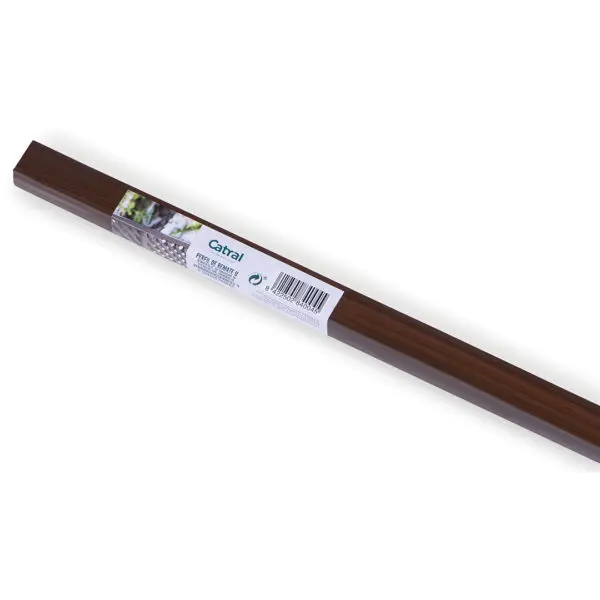 Perfil Remate «U» Celosía PVC Marrón 3 Perfil-Remate-pvc-U-marron