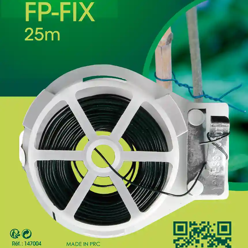FP-FIX - Alambre plastificado 3 Atadura FP Fix 25m Nortene