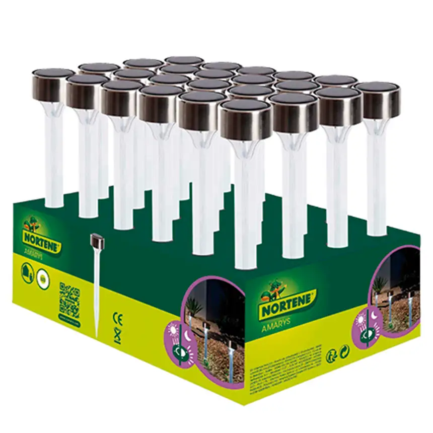 Baliza Solar Amarys 33 cm 3 Baliza Solar Amarys Pack 24 uds