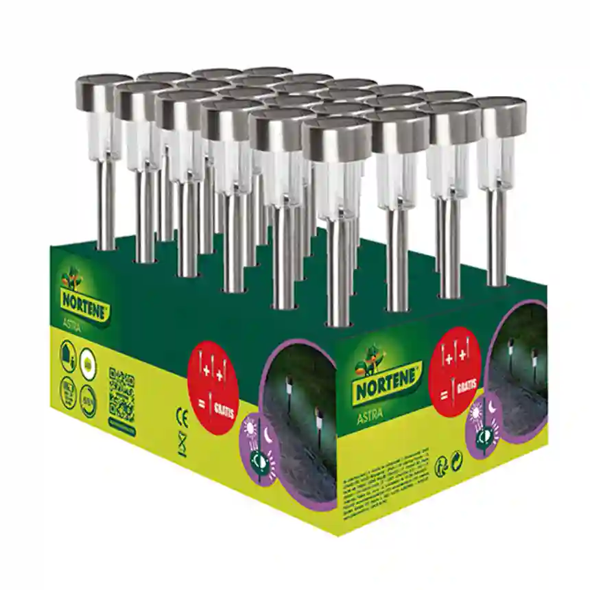 Baliza Solar Astra 28 cm 2 Baliza Solar Astra Pack 24 uds