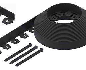 Bordura de plastico NewFix Light color negro