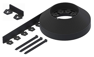 Bordura de plastico NewFix Light color negro 1 Bordura de plastico NewFix Light color negro