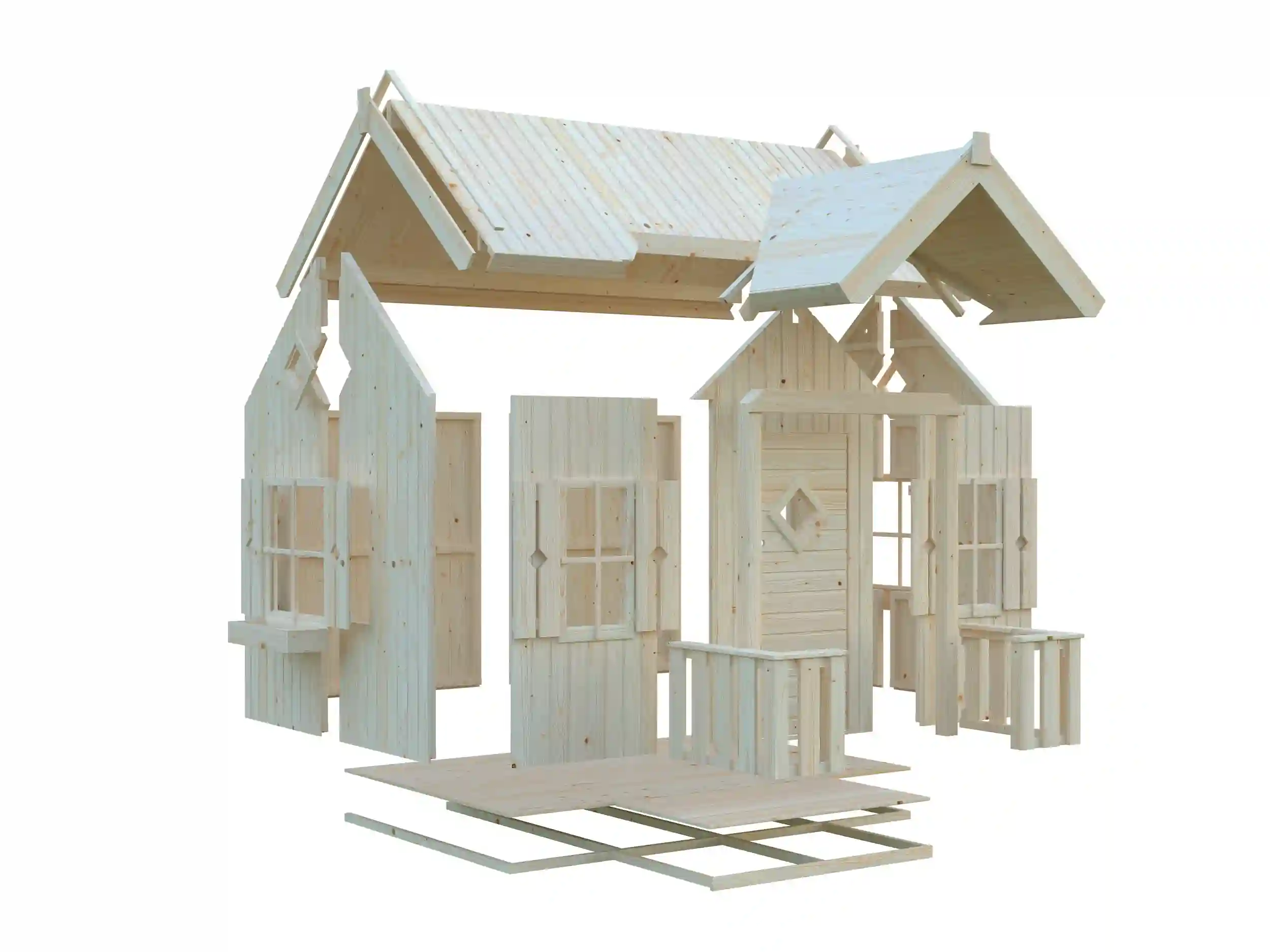 Casita de Madera Infantil Jennie 3.6 mts2 7 Caseta de madera Infantil Jennie Palmako 002
