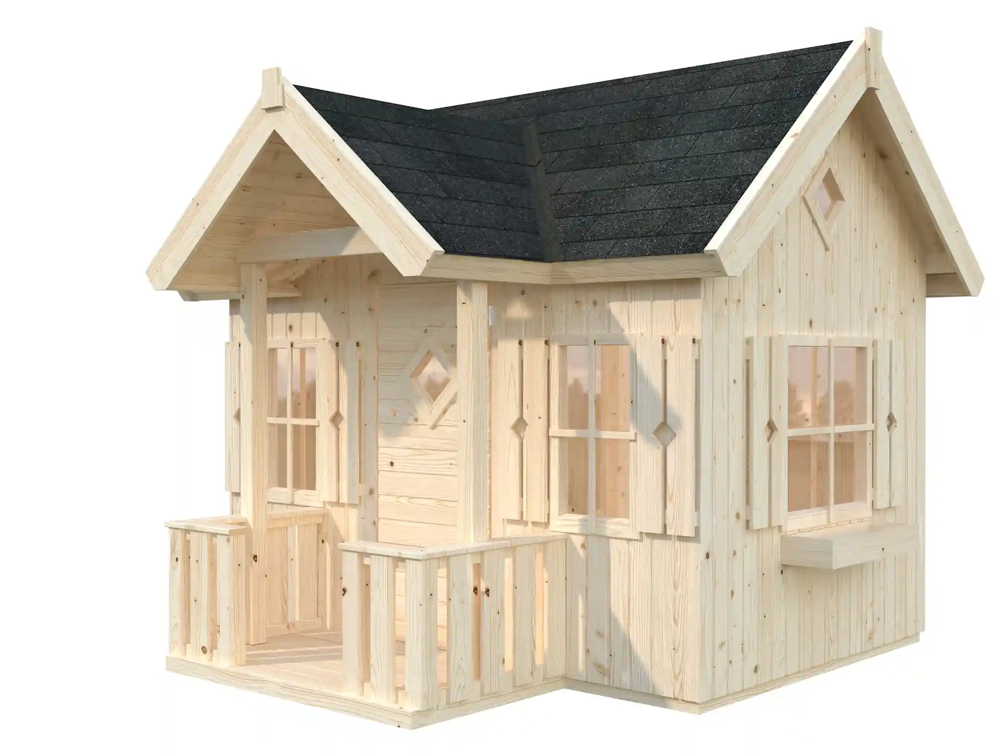 Casita de Madera Infantil Jennie 3.6 mts2 6 Caseta de madera Infantil Jennie Palmako 003