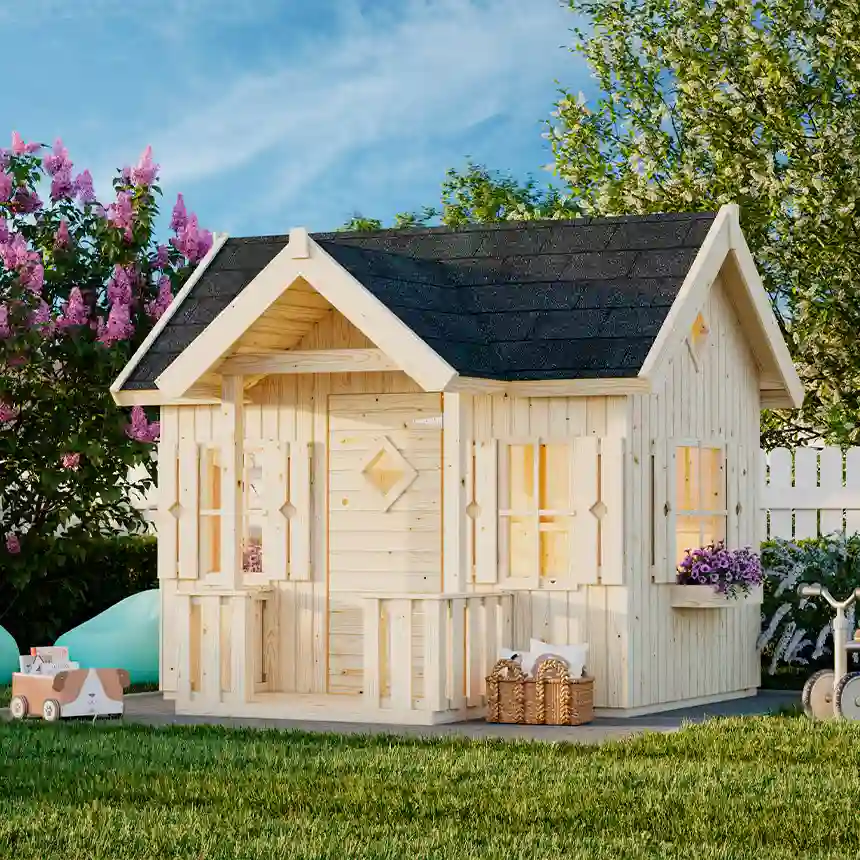 Casita de Madera Infantil Jennie 3.6 mts2 1 Caseta de madera Infantil Jennie
