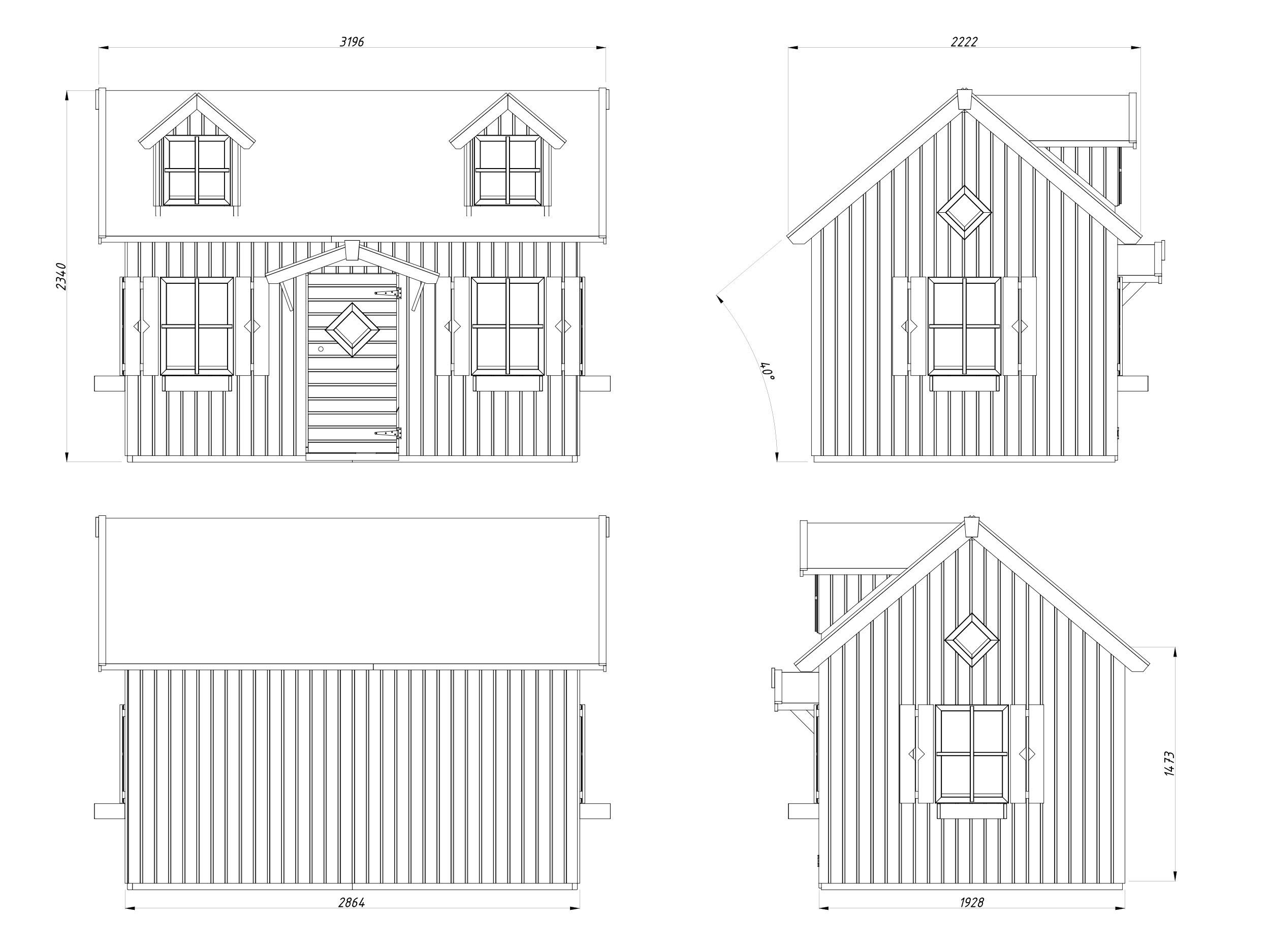 Casita de Madera Infantil Marie 5.4 mts2 2 Layout1