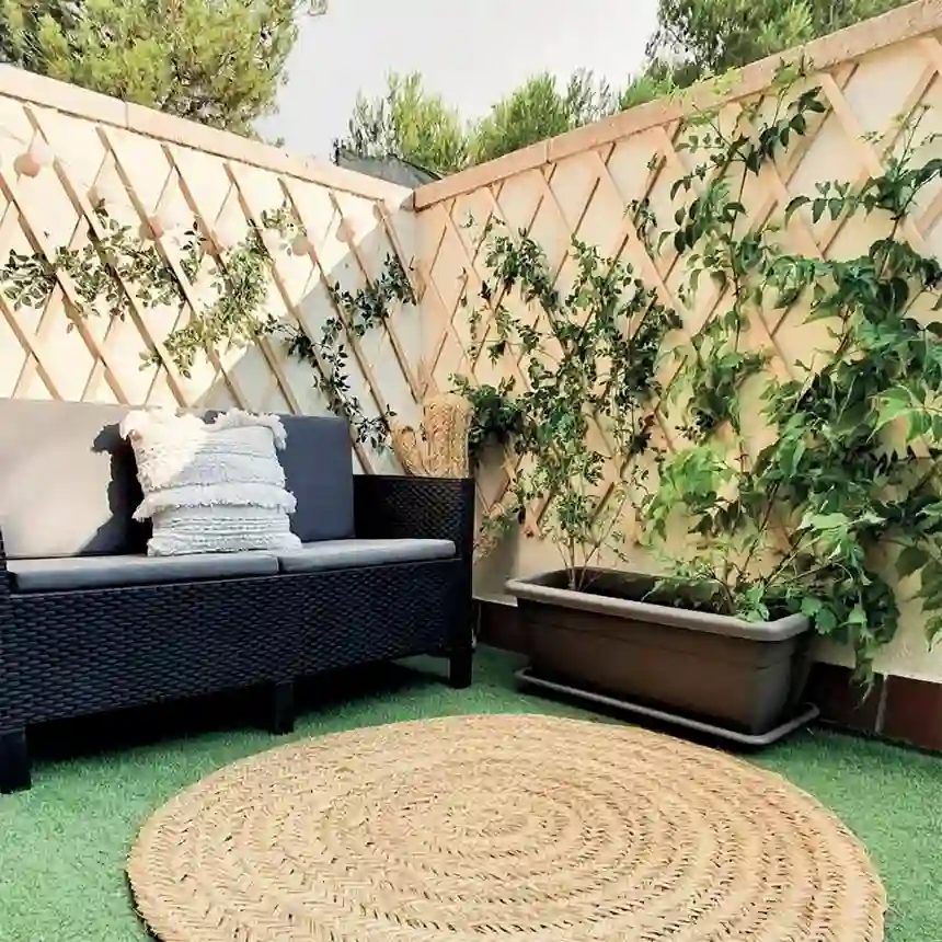 Celosia de Madera Trelliwood 50 x150 cm 2 Celosia madera trelliwood Nortene
