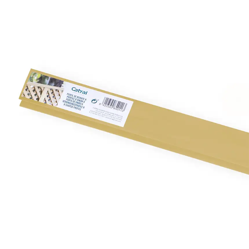 Perfil Unión «H» Celosía PVC Marfil 3 Decory quadra perfil h marfil catral garden