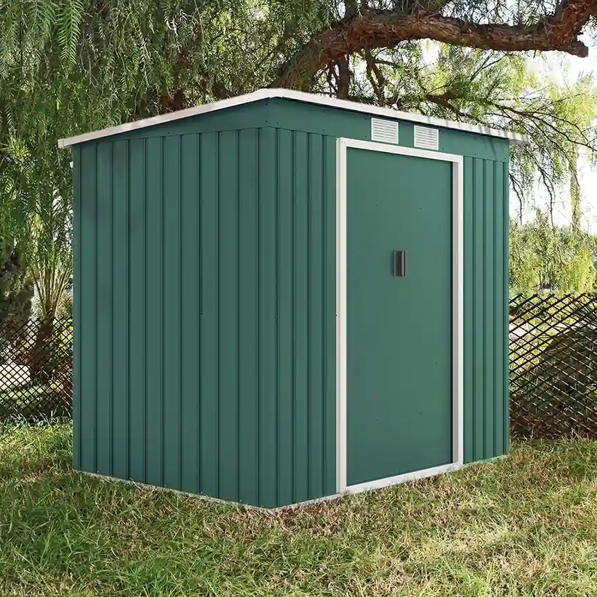 Caseta Metálica Creta Verde 1 METALSHED CRETA Verde Casetas metálicas standard