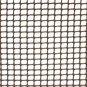 Malla plastica cuadranet marrón