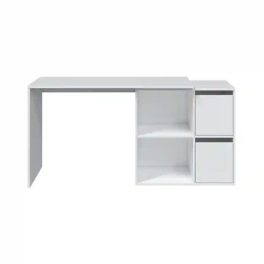 Mesa escritorio ESPAI multiposicion 2 puertas 120x74x77 cm blanco artik 4 Mesa escritorio espai blanco artik 002