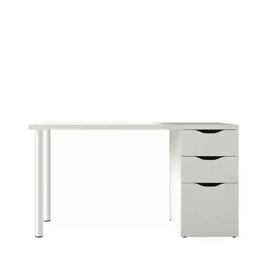 Mesa de escritorio Luna 74x138x60 cm blanco artik 3 Mesa escritorio luna 002