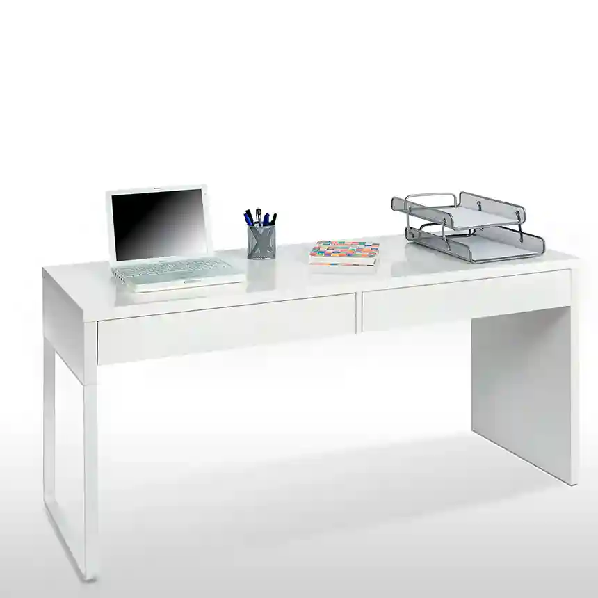 Mesa escritorio Rocky 75x138x50 cm blanco artik 1 Mesa escritorio rocky blanco artik 003