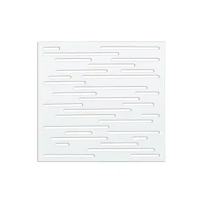 Panel decorativo Nautic 1x1 m blanco 2 Panel decorativo Nautic blanco 003