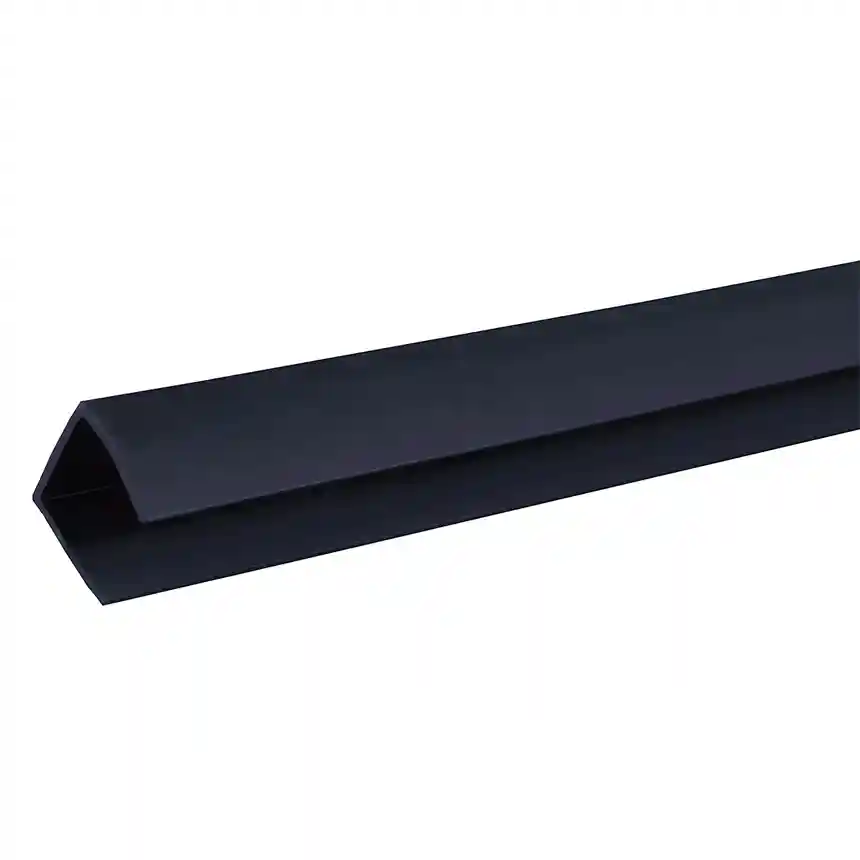 Perfil Remate «U» Celosía PVC Antracita 1 Perfil remate U antracita
