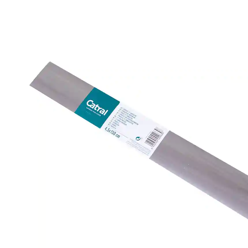 Perfil remate u cañizo pvc 150 cm gris 2 Perfil remate U pvc cañizo gris 003