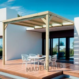 Pergola con techo Gandía