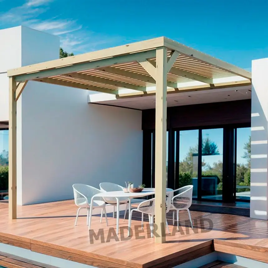 Pérgola con Techo Gandía 1 Pergola con techo Gandía