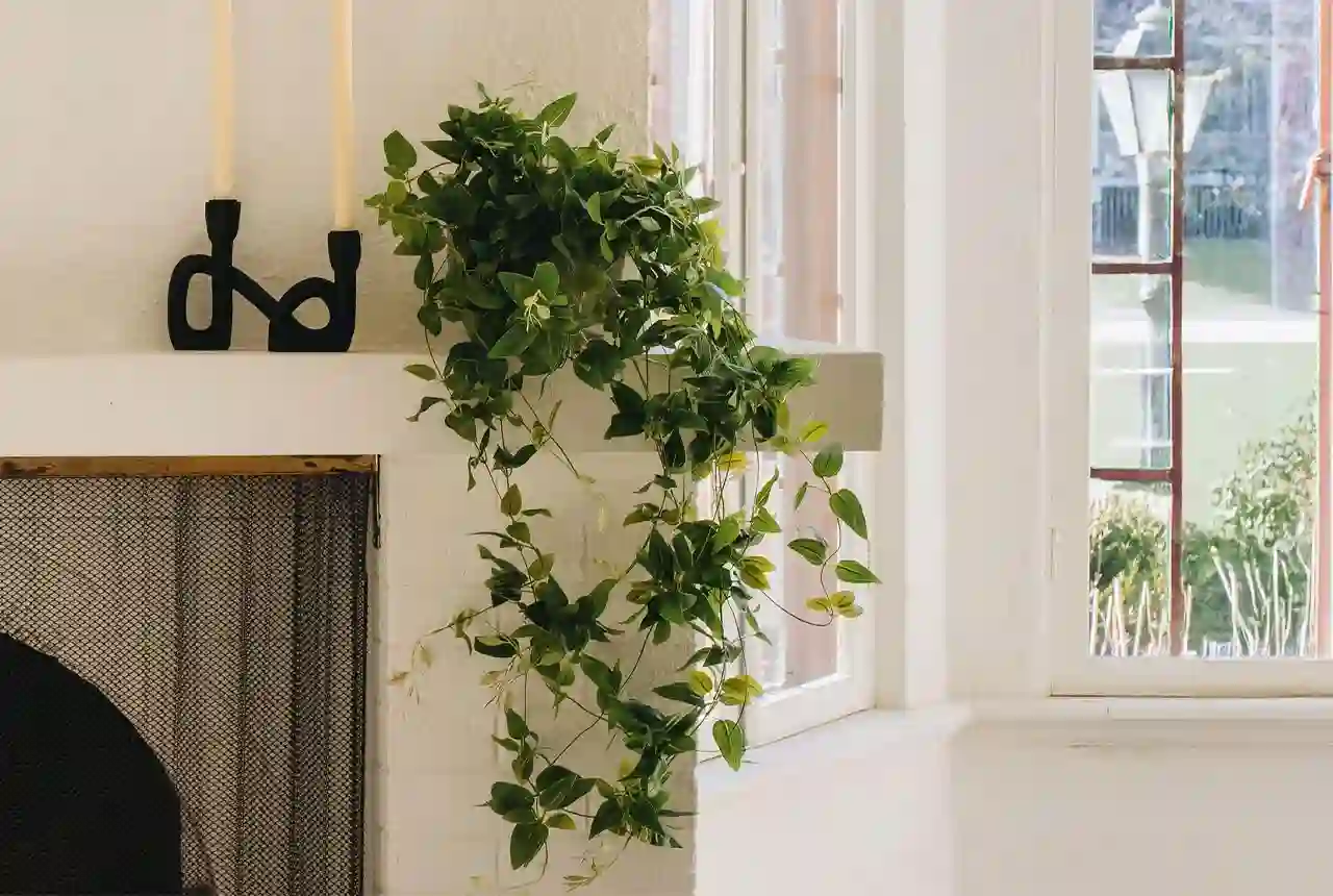 Planta artificial colgante