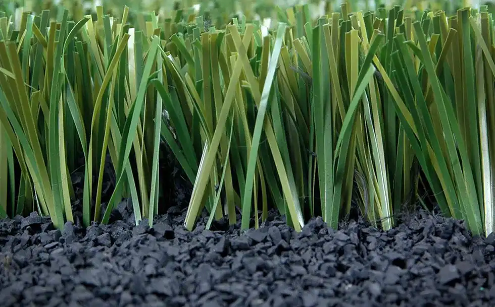 Relleno de césped artificial para campos de fútbol