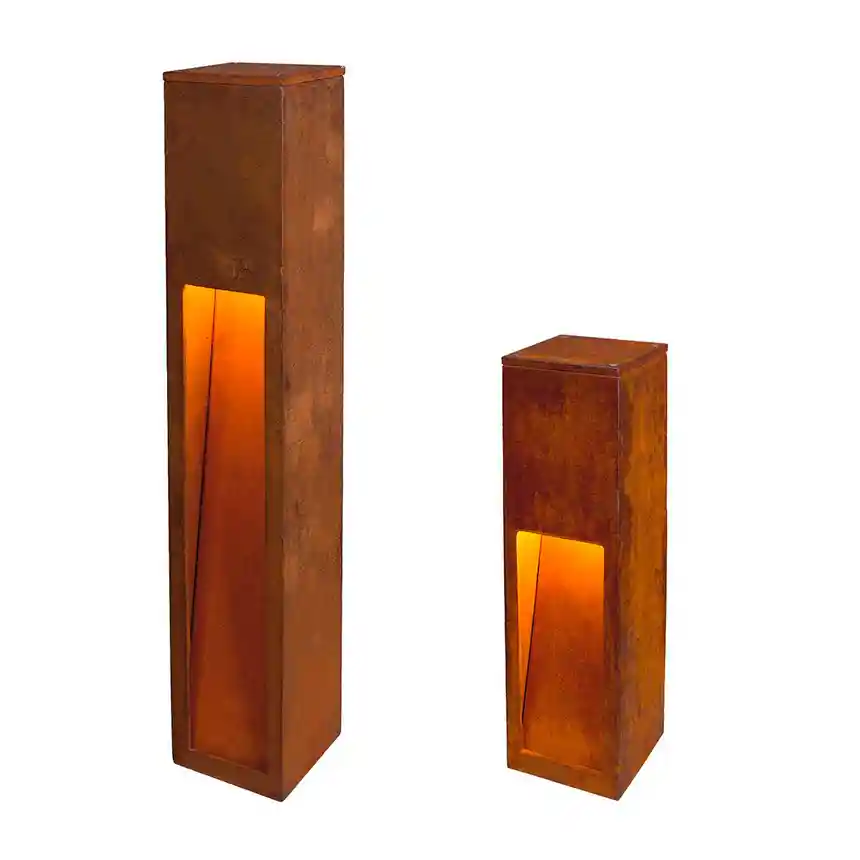 Luminaria de pie de exterior RUSTY SLOT 50 2 Rusty Slot 50 SLV