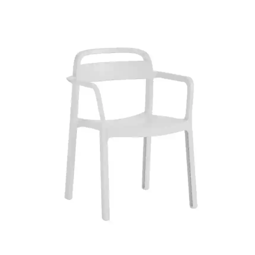 Silla June de Jardín con Brazos color Blanco 6 Silla June blanco 001