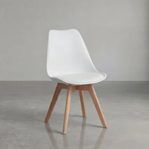 Silla comedor Bench blanco 002