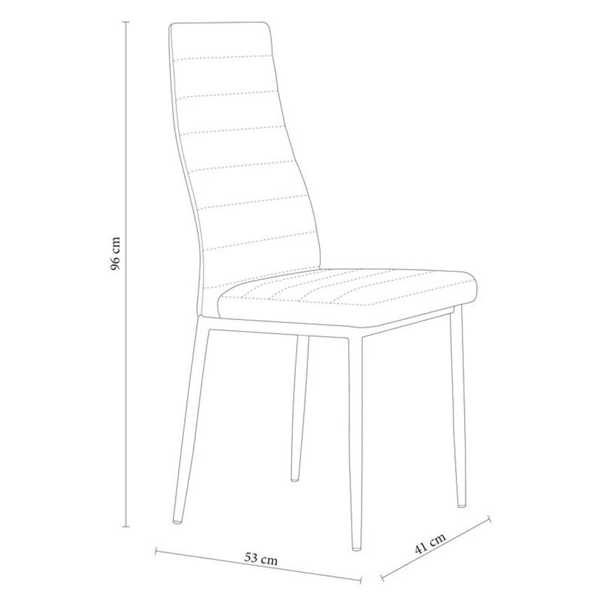 Pack 4 sillas de comedor Tejas 2 Silla comedor Tejas 003