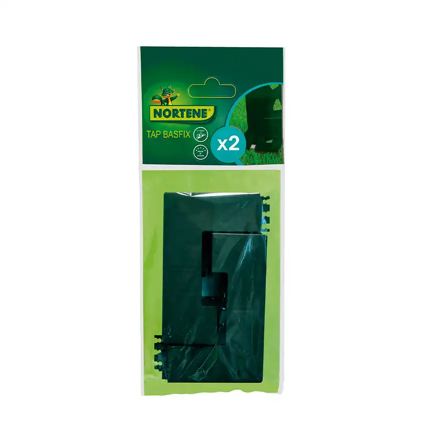 Tapa embellecedora para anclaje basfix 2 x 12,5 x 12,5 cm verde 2 Tap Basfix Verde