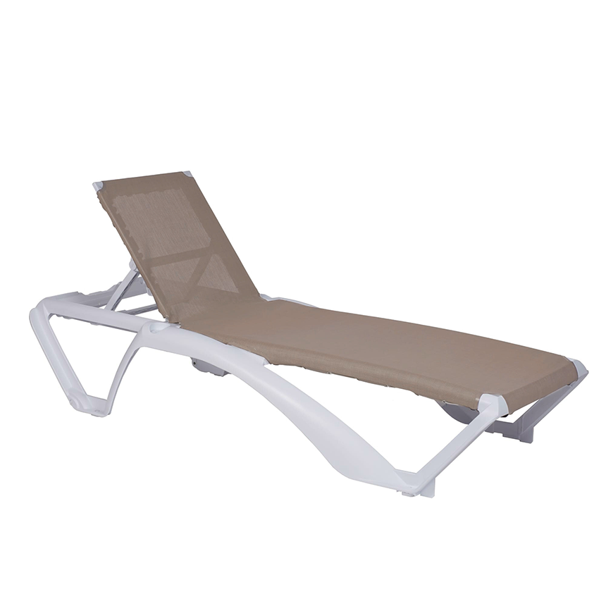 Conjunto Acqua 2 tumbonas y mesa color blanco y arena 5 Tumbona Acque blanco arena 001