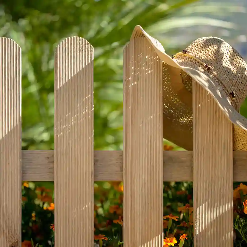 Atenea Fence - Valla clasica de madera 4 Vallas jardín Atenea Fence 002