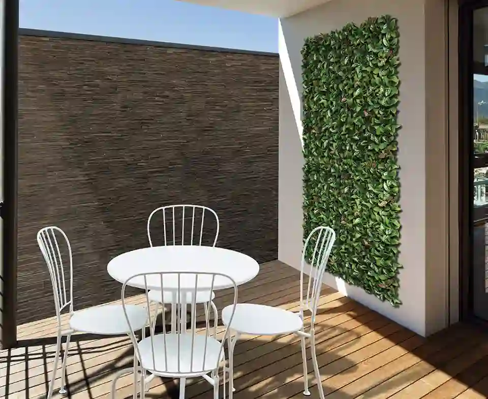 Jardin Vertical Red Lauro 100 x 100 cm 3 Vertical Red Laiuro Catral Garden