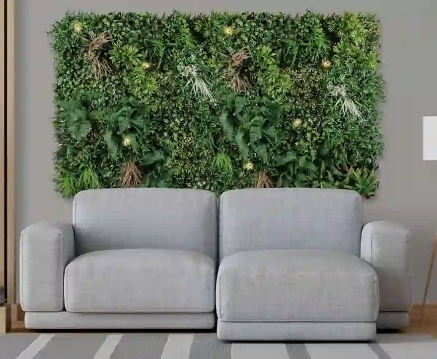 Jardin Vertical Sauvage Led 100 x 100 cm 2 Vertical sauvage led