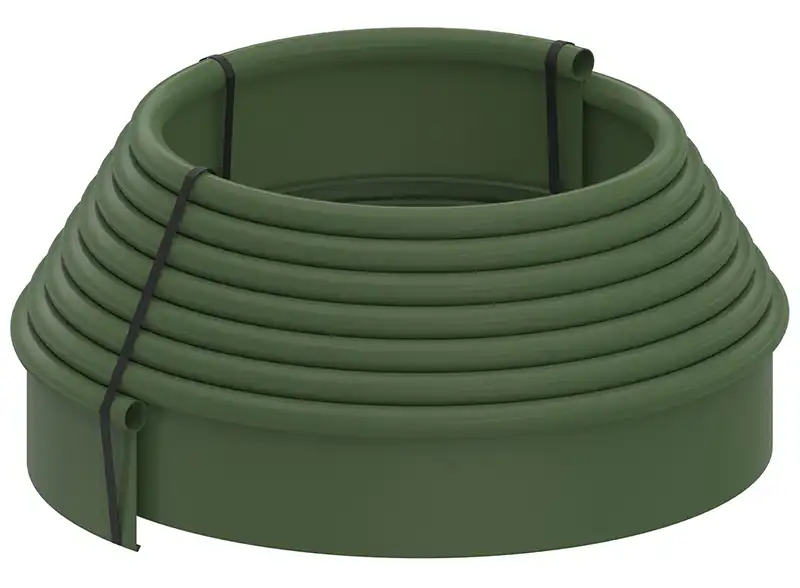 Bordura de plástico country en rollo 10m color verde oliva 2 bordura-de-plastico-country-en-rollo-10m-color-verde-oliva