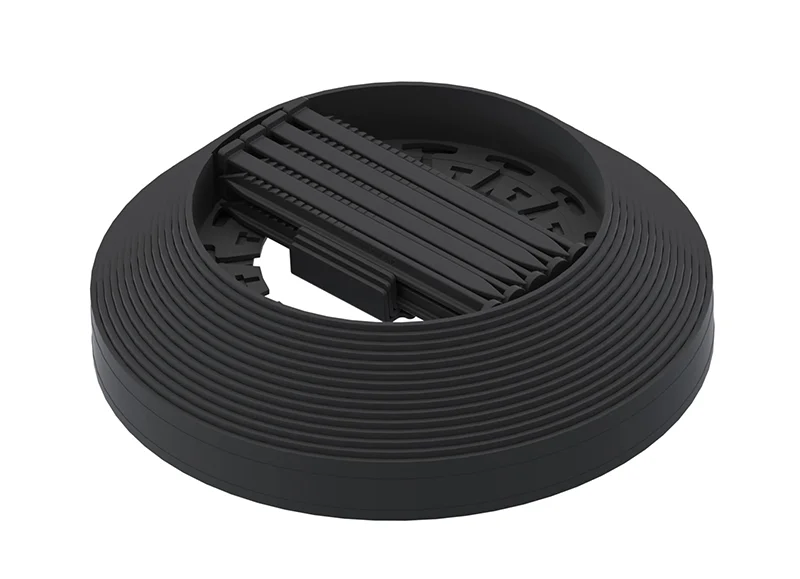 Bordura de plastico NewFix Light color negro 2 Bordura de plastico NewFix Light color negro - Imagen 2