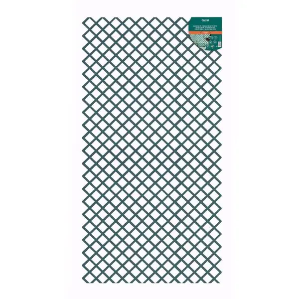 Pack 6 Celosías PVC 48mm 1x2mt Verde 2 celosia verde pvc 48mm imagen completa