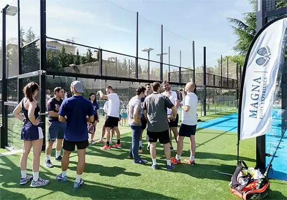 padel en sant cugat club magna