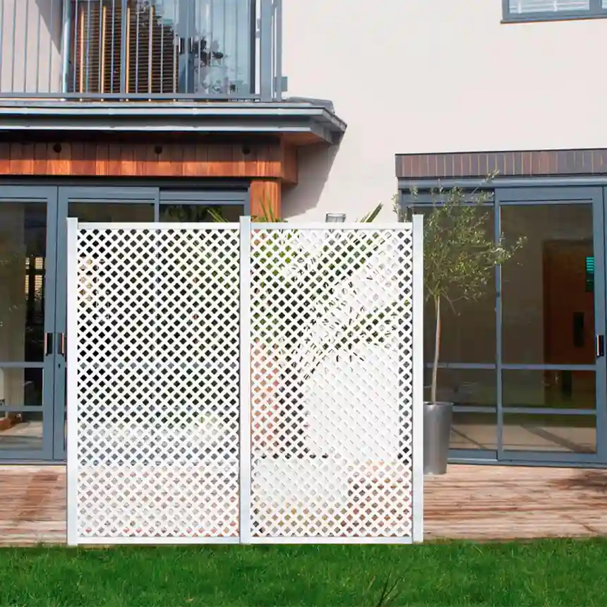 Panel PP PRIVAT Blanco 1x2 M 3 panel decorativo privat catral