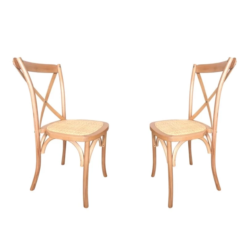 Pack 2 sillas de comedor Provence rústico 2 silla comedor provenze rústico 005